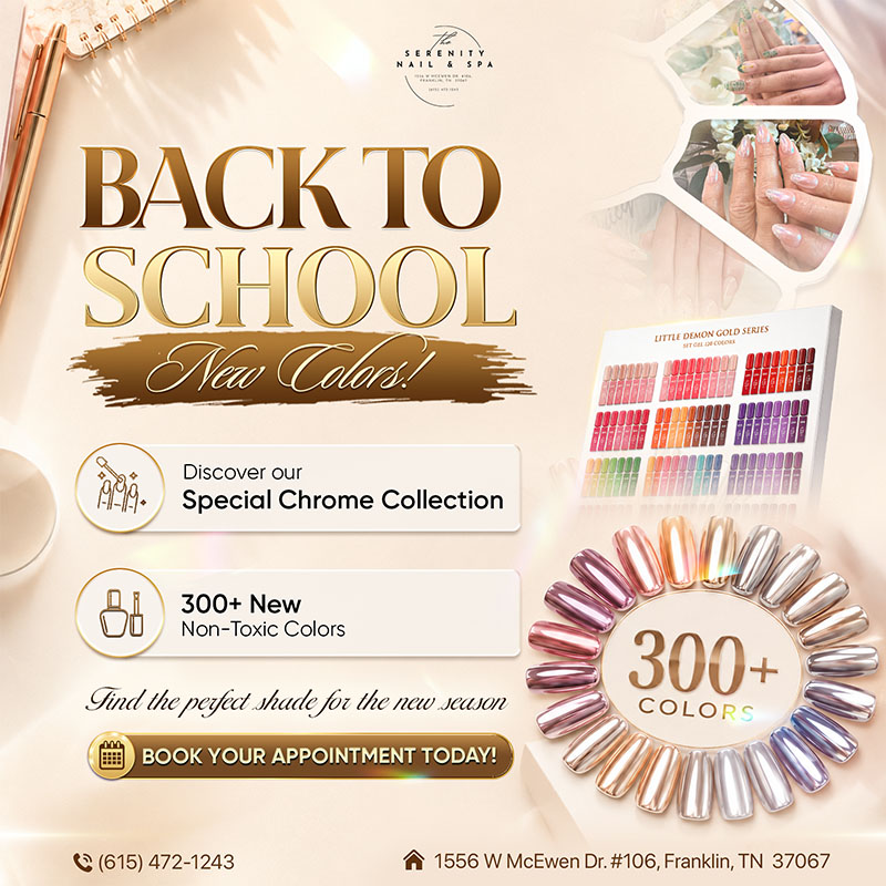 ✨ Serenity Nail Spa - Promotion ✨